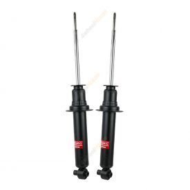 Pair KYB Shock Absorbers Twin Tube Gas-Filled Excel-G Rear 341129