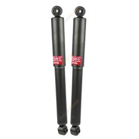 Pair KYB Shock Absorbers Twin Tube Gas-Filled Excel-G Rear 343227