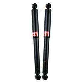 Pair KYB Shock Absorbers Twin Tube Gas-Filled Excel-G Rear 343484
