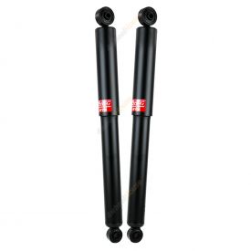 Pair KYB Shock Absorbers Twin Tube Gas-Filled Excel-G Rear 344307