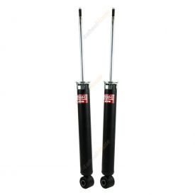 Pair KYB Shock Absorbers Twin Tube Gas-Filled Excel-G Rear 349136