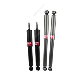 4 x KYB Shock Absorbers Twin Tube Gas-Filled Excel-G Front Rear 343334 343337