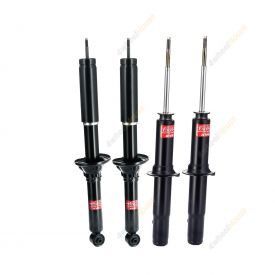 4 x KYB Shock Absorbers Twin Tube Gas-Filled Excel-G Front Rear 341260 341261
