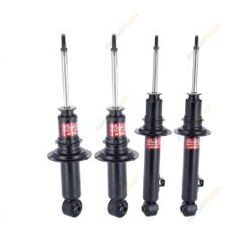 4 x KYB Shock Absorbers Twin Tube Gas-Filled Excel-G Front Rear 341143 341127