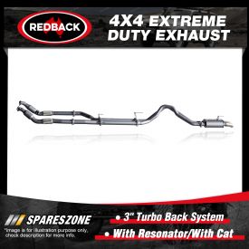 Redback 4x4 Exhaust with Resonator with cat for Toyota Landcruiser 200 1VD-FTV 07-15