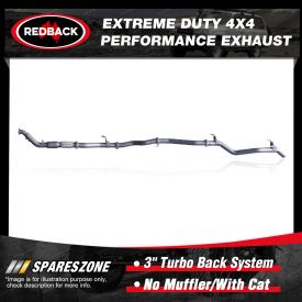 Redback 4X4 Performance Exhaust with cat for Toyota Landcruiser 79 1VD-FTV 12-16