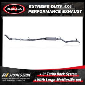 Redback Performance Exhaust with Muffler No cat for Toyota Landcruiser 79 1VD-FTV