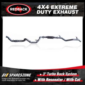 Redback 4x4 Exhaust with Resonator with cat for Toyota Landcruiser 78 1VD-FTV 07-16