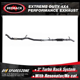Redback 4x4 Performance Exhaust No cat for Toyota Landcruiser 78 1VD-FTV 4.5L