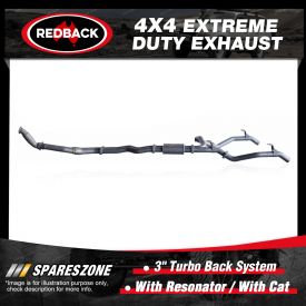 Redback 4x4 Exhaust with Resonator with cat for Toyota Landcruiser 79 1VD-FTV Manual
