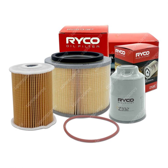 Ryco 4WD Air Oil Fuel Filter Service Kit - RSK24