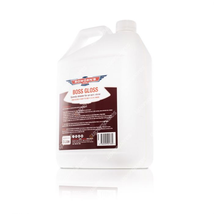 Bowden's Own Boss Gloss 5L Fastest Easy to Use Water Based Synthetic Formula