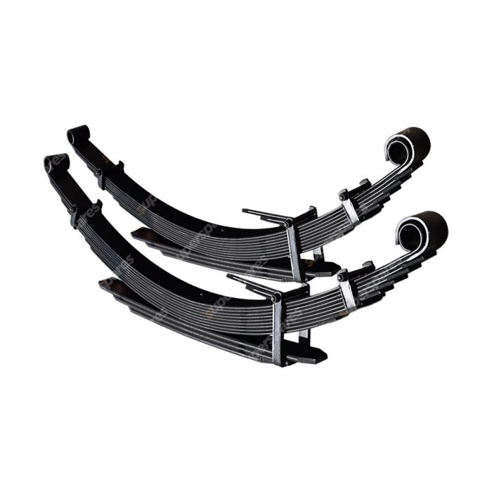 2 x Front RAW 4X4 Medium Load Leaf Springs RL871DS RL871NS for 2 Inch 50mm Lift
