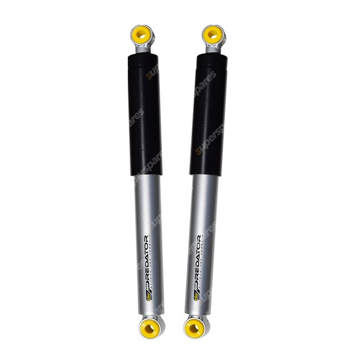 2 x Rear RAW 4X4 46mm Bore Predator Shock Absorbers PR327S suit for 50mm Lift