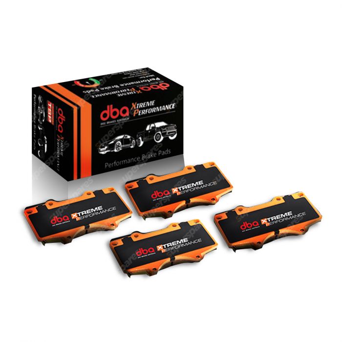 4x DBA Front Xtreme Performance Carbon-fibre Disc Brake Pads DB1676XP