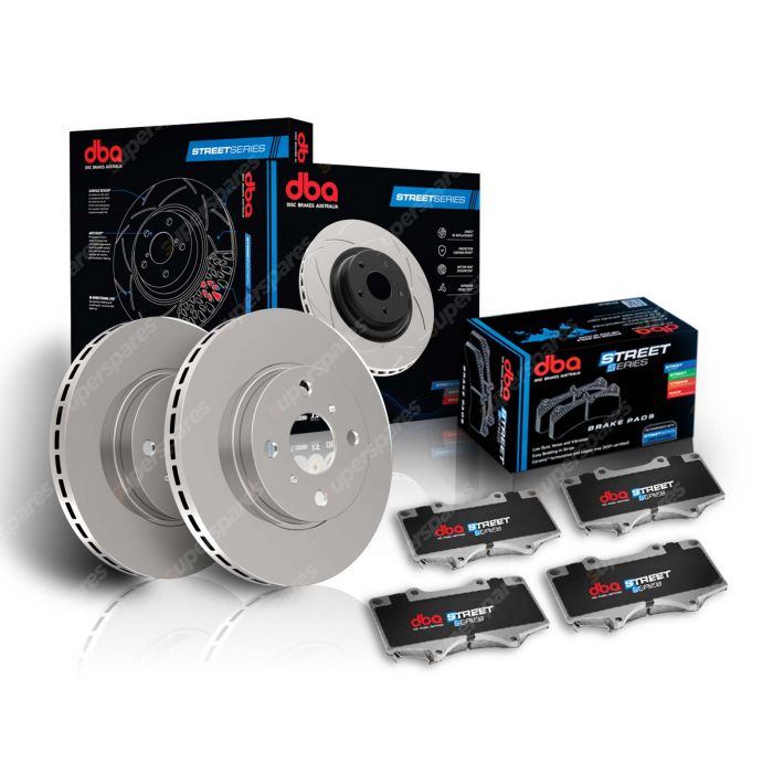 DBA Front Street Series Disc Brake Rotors & Brake Pads DBA523 & DB1674SS