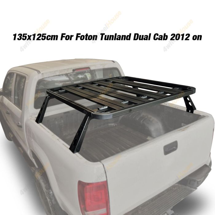 HD Flat Tub Platform Carrier Multifunction Rack for Foton Tunland 12-On Dual Cab
