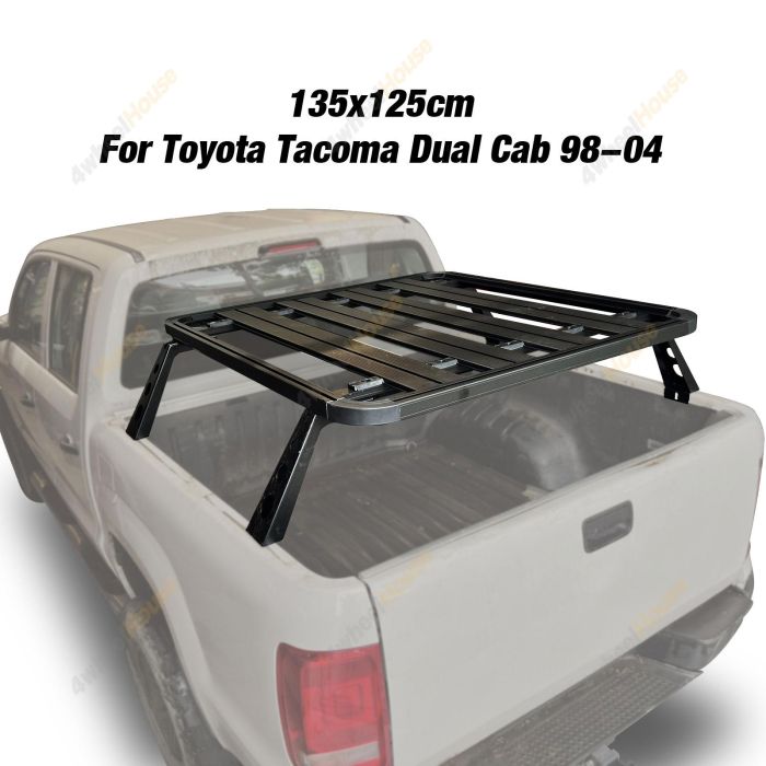 HD Flat Tub Platform Carrier Multifunction Rack for Toyota Tacoma 98-04 Dual Cab