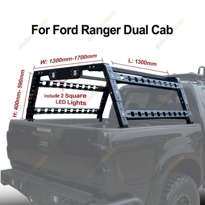 Ute Tub Ladder Rack Multifunction Steel Carrier Cage for Ford Ranger
