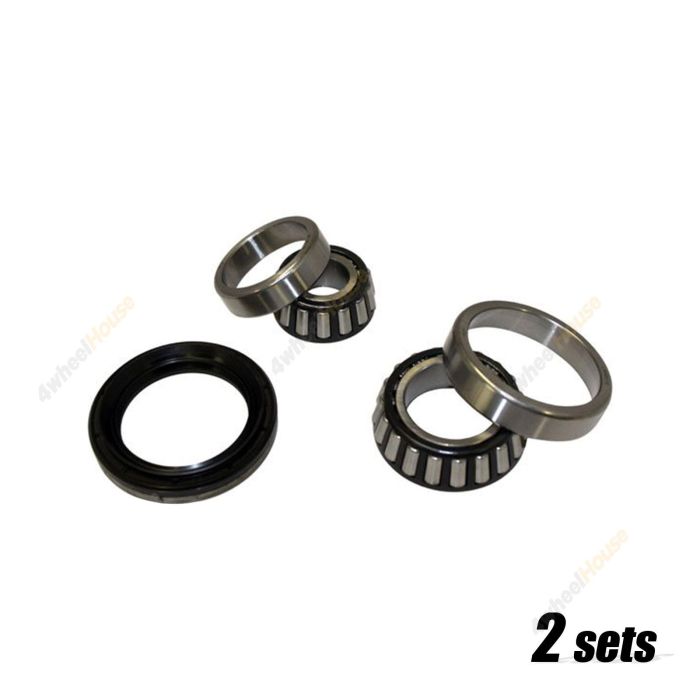 2x Front Wheel Bearing Kit for Benz 280 350 380 450 S SE SEC SEL W116 W126 C126
