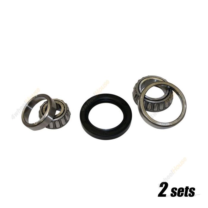 2 Sets Front Wheel Bearing Kit for Benz 190 220 230 260 300 320 E TE CE 300D 124