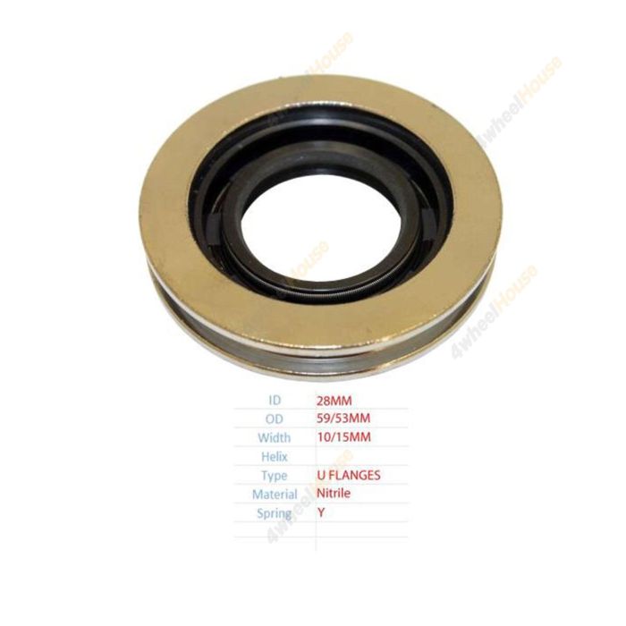 1 x Front Axle Shaft Oil Seal for Ssangyong Musso I4 I5 I6 1996-2000