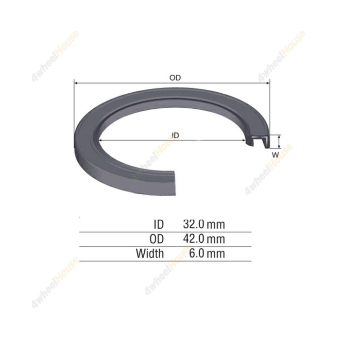 1 x Front Crankshaft Oil Seal for Volkswagen Polo 6N 6R 9N 4 Cyl 1.4L