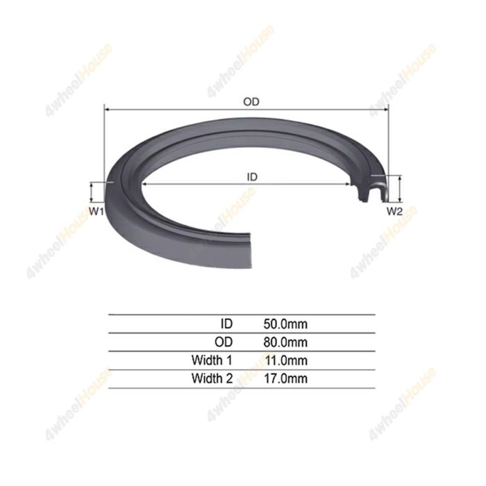 1 x Front Inner Axle Drive Shaft Oil Seal for Toyota Kluger RAV 4MCU28R