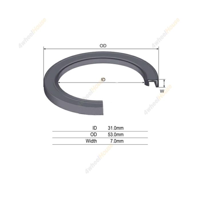 1 x Front Transmission Oil Seal for Toyota HiLux GGN25 KUN26R 4WD 6/05-8/09