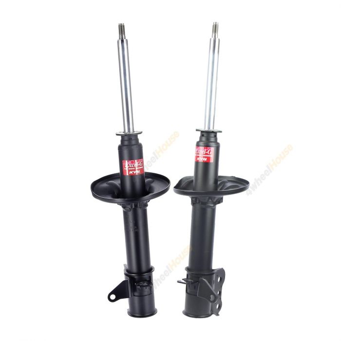 2 x KYB Strut Shock Absorbers Excel-G Gas Replacement Rear 334202 334201