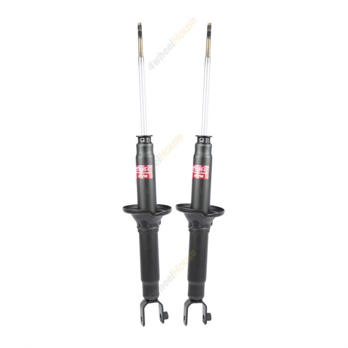 Pair KYB Shock Absorbers Twin Tube Gas-Filled Excel-G Rear 341116