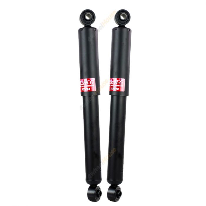 Pair KYB Shock Absorbers Twin Tube Gas-Filled Excel-G Rear 343144