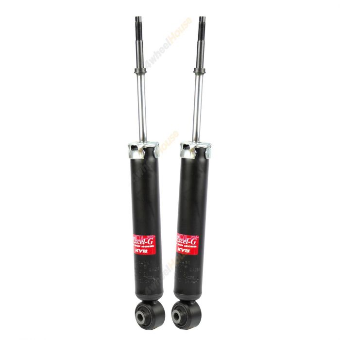 Pair KYB Shock Absorbers Twin Tube Gas-Filled Excel-G Rear 344439