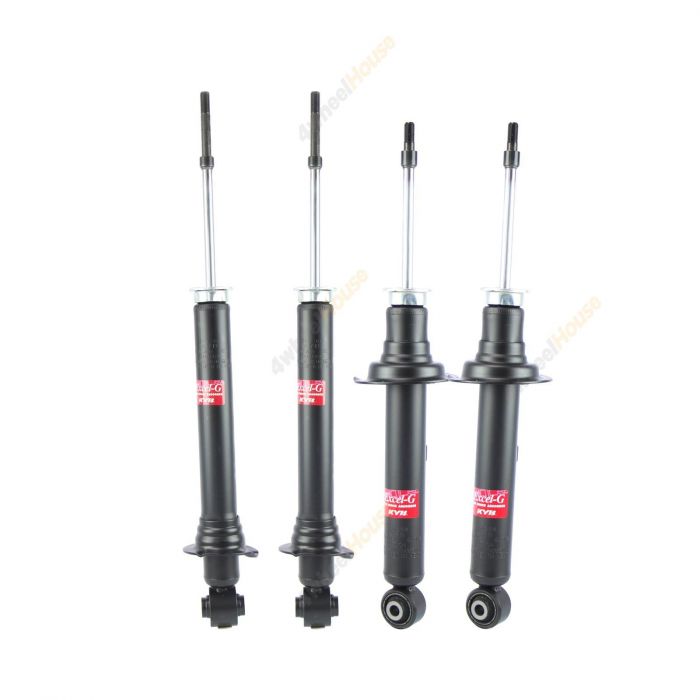 4 x KYB Shock Absorbers Twin Tube Gas-Filled Excel-G Front Rear 341359 341360
