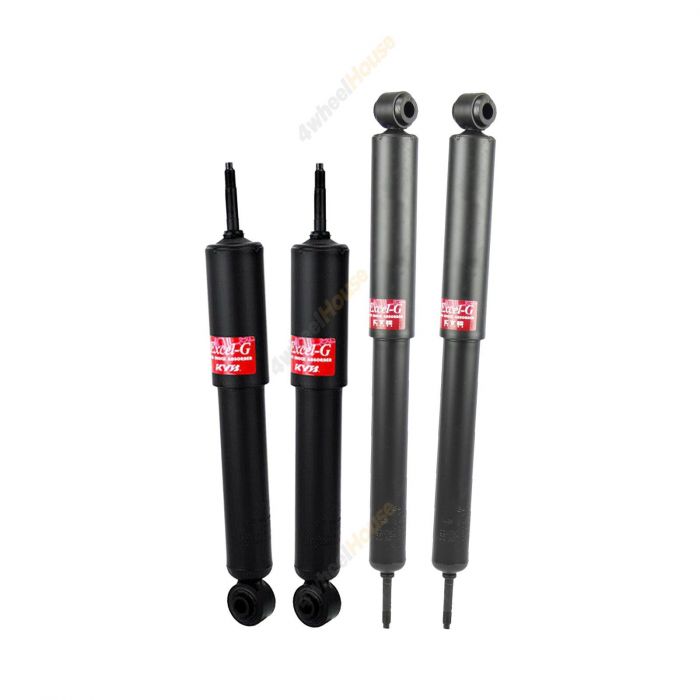 4 x KYB Shock Absorbers Twin Tube Gas-Filled Excel-G Front Rear 343338 343339