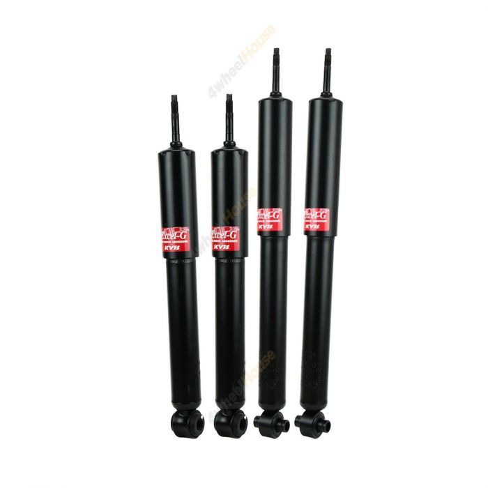 4 x KYB Shock Absorbers Twin Tube Gas-Filled Excel-G Front Rear 343023 343024