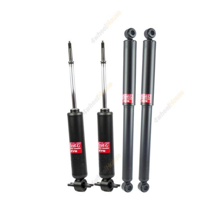 4 x KYB Shock Absorbers Twin Tube Gas-Filled Excel-G Front Rear 344389 343293