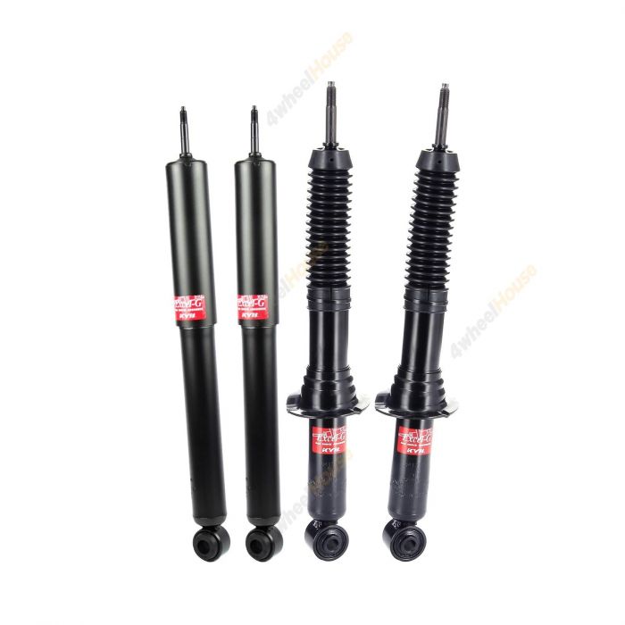 4 x KYB Shock Absorbers Twin Tube Gas-Filled Excel-G Front Rear 341232 344288