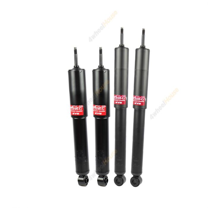 4 x KYB Shock Absorbers Twin Tube Gas-Filled Excel-G Front Rear 344105 343238
