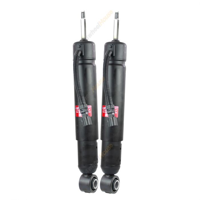 Pair KYB Shock Absorbers Twin Tube Gas-Filled Excel-G Rear 741072