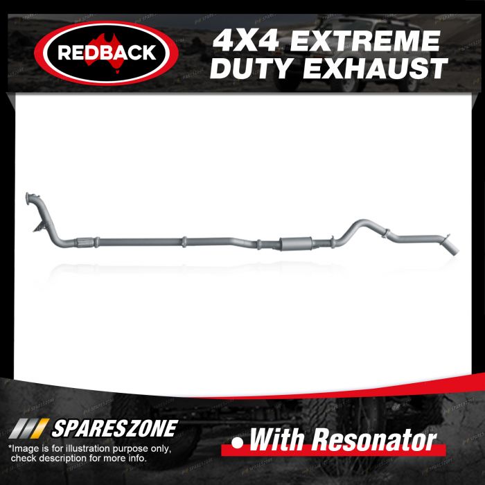 Redback 4x4 Exhaust with Resonator for Ford Ranger PX MK3 YN2S 2.0L 2.0 10/18-on